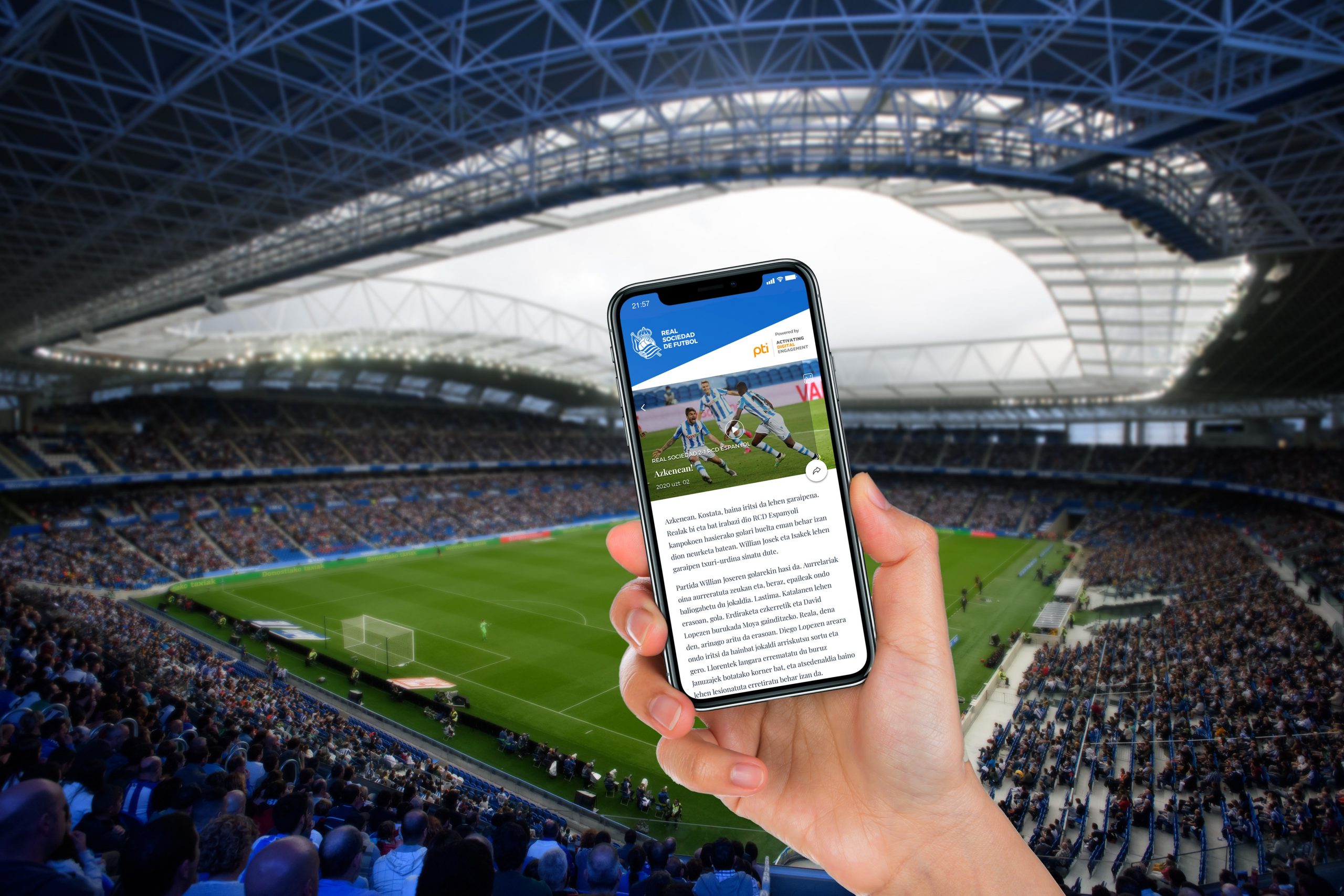 Real Sociedad turn to PTI Digital to drive enhanced mobile engagement and digital revenues
